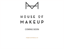 Tablet Screenshot of houseofmakeup.com